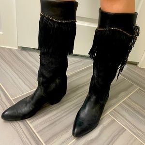 Vintage Larry Mahan Dress Western Boot